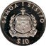 Samoa 10 Tala Olympic Games - Diving 1994 Proof KM# 91 SAMOA I SISIFO FA AVAE I LE ATUA SAMOA $ 10 coin obverse