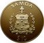 Samoa 10 Tala Football World Championship 1998 1998 Proof KM# 157 SAMOA FAAVAEILE ATUA SAMOA $10 coin obverse