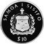 Samoa 10 Tala Save the Whales 2002 Proof KM# 137 SAMOA I SISIFO FAVAE ILE ATUA SAMOA $ 10 coin obverse