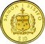Samoa 10 Tala John F. Kennedy 2003 Proof KM# 162 SAMOA I SISIFO $10 coin obverse