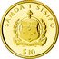 Samoa 10 Tala Death of Pope John-Paul II 2005 KM# 142 SAMOA I SISIFO $ 10 coin obverse