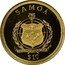 Samoa 10 Tala Johannes Hevelius 2009 Proof KM# 212 SAMOA FA'AVAE I LE ATUA SAMOA $ 10 coin obverse