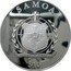 Samoa 10 Tala Third Commandment 2009 Proof KM# 197 SAMOA FA'AVAE I LE ATUA SAMOA $ 10 coin obverse