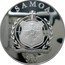 Samoa 10 Tala Second Commandment 2009 Proof KM# 196 SAMOA FA'AVAE I LE ATUA SAMOA $ 10 coin obverse
