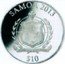 Samoa 10 Tala Neil Armstrong 2013 Proof KM# 243 SAMOA 2013 FA'AVAE I LE ATUA SAMOA $ 10 coin obverse