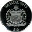 Samoa 10 Tala Ich Bin Ein Berliner 2013 Proof KM# 229 SAMOA 2013 FA'AVAE I LE ATUA SAMOA $ 10 coin obverse