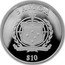 Samoa 10 Tala Ginkgo leaf 2014 Proof KM# 273 SAMOA FA'AVAE I LE ATUA SAMOA $10 coin obverse