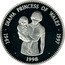 Samoa 10 Tala Diana Princess of Wales 1998 Proof KM# 123 1961 DIANA PRINCESS OF WALES 1997 1998 coin reverse