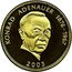 Samoa 10 Tala Konrad Adenauer 2003 Proof KM# 141 2003 KONRAD ADENAUER 1876-1967 coin reverse