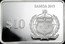 Samoa 10 Tala Night city. Moscow 2015 KM# 275 SAMOA FA'AVAE I LE ATUA SAMOA $ 10 coin obverse