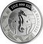 Samoa 10 Tala (Seahorse) 1 OZ 999 SILVER SEAHORSE coin reverse