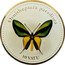 Vanuatu 10 Vatu Ornithoptera Paradisea 2006 KM# 48 ORNITHOPTERA PARADISEA 10 VATU CCC coin reverse