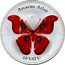 Vanuatu 10 Vatu (Attacus Atlas) ATTACUS ATLAS 10 VATU CCC coin reverse