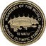 Vanuatu 10 Vatu Olympiastadion in Munich 2016 Proof WONDERS OF THE WORLD MUNICH OLYMPIC STADIUM 10 VATU coin reverse