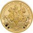 UK 100 Pounds (Charles III. Britannia) BRITANNIA 1 OZ 999.9 FINE GOLD J.O 2023 coin reverse