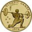 Samoa 100 Tala Olympic Games. Weightlifter 1976 Proof KM# 23 OLYMPIC GAMES JB 1976 coin reverse