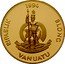 Vanuatu 100 Vatu Kingfisher 1994 Proof KM# 23 RIPABLIK 1994 BLONG VANUATU LONG GOD YUMI STANAP coin obverse