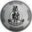 Vanuatu 100 Vatu Raccoon Family 2013 Proof, Matte KM# 91 LONG GOD YUMI STANAP 100 VATU RIPABLIK BLONG VANUATU coin obverse