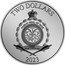 Niue Two Dollars Charles III Green Lantern 2023  Proof TWO DOLLARS PUBLIC SEAL OF NIUE ATUA NIUE TUKULAGI 2023 coin obverse