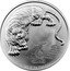 Samoa 2 Dollars Four Guardians. White Tiger 2023  BU WHITE TIGER OF THE WEST-AUTUMN coin reverse