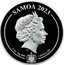 Samoa 2 Dollars Nine Tailed Fox 2023  BU SAMOA 2023 IRB 1 OZ AG 999 2 DOLLARS coin obverse