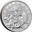 UK 2 Pounds (Britannia- micro-dot texture.) BRITANNIA 2021 1 OZ 999 FINE SILVER PJL 2021 coin reverse