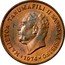 Samoa 2 Sene Tanumafili II 1974 KM# 13 MALIETOA TANUMAFILI II SAMOA I SISIFO 1974 coin obverse