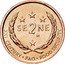 Samoa 2 Sene Tanumafili II FAO 2000 KM# 122 SE 2 NE XXI CENTURY FAO FOOD SECURITY coin reverse