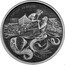 Samoa 2 Tala Pacific Mermaid. Antique finish 2021 PACIFIC MERMAID 1OZ 999 SILVER coin reverse