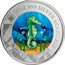 Samoa 2 Tala (Seahorse. Coloured) 1 OZ 999 SILVER SEAHORSE coin reverse