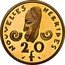 Vanuatu 20 Francs (New Hebrides. Piedfort with Essai) KM# PE8 NOUVELLES HÉBRIDES 20F coin reverse