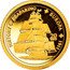 Vanuatu 20 Vatu Ship Europa 2008 Proof KM# 56 HISTORY OF SEAFARING EUROPA 1911 20 VATU coin reverse