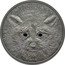 Vanuatu 20 Vatu Raccoon 2013 Proof, Antique patina KM# 89 RACCOON 2013 coin reverse