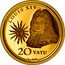 Vanuatu 20 Vatu (Louis XIV) LOUIS XIV 20 VATU AU 999 coin reverse