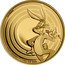Samoa 25 Dollars (Bugs Bunny) TM & © WBEI (S22) BUGS BUNNY 1 OZ AU .999 coin reverse