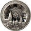 Samoa 25 Dollars (Hogwarts Castle) HOGWARTS SCHOOL OF WITCHCRAFT AND WIZARDRY HARRY POTTER coin reverse