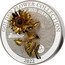 Samoa 25 Dollars (Sunflower) GOLDEN FLOWER COLLECTION 1 KG .999 FINE SILVER 2022 SUNFLOWER coin reverse