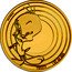 Samoa 25 Dollars (Tweety) TWEETY TM & © WBEI (S22) 1 OZ AU .999 coin reverse
