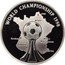 Samoa 25 Tala World Championship 1998 Proof KM# 158 WORLD CHAMPIONSHIP 1998 coin reverse