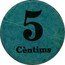 Spain 5 Centimos (Suria) 5 CÈNTIMS coin reverse