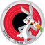 Samoa 5 Dollars Bugs Bunny. Coloured 2022 TM & © WBEI (S22) BUGS BUNNY 1 OZ AG .999 coin reverse