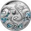 Niue Five Dollars Charles III Kraken 2023  Proof THE KRAKEN coin reverse
