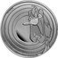 Samoa 5 Dollars (Daffy Duck) TM & © WBEI (S22) DAFFY DUCK 1 OZ AG .999 coin reverse