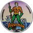 Samoa 5 Dollars (DC Comics. Aquaman. Coloured) 1OZ FINE SILVER .999 © & TM DC (S22) AQUAMAN coin reverse