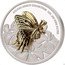 Samoa 5 Dollars (Golden Insects Collection - Butterfly) 1 OZ .999 FINE SILVER BUTTERFLY GOLDEN INSECT COLLECTION. coin reverse