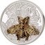Samoa 5 Dollars (Golden Insects Collection - Honeybee) 1 OZ .999 FINE SILVER HONEYBEE GOLDEN INSECT COLLECTION coin reverse