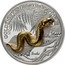 Samoa 5 Dollars (Snake) SNAKE GOLDEN REPTILE COLLECTION 1 OZ .999 FINE SILVER coin reverse