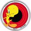 Samoa 5 Dollars Tweety. Coloured 2023 TWEETY TM & © WBEI (S22) 1 OZ AG .999 coin reverse