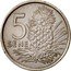 Samoa 5 Sene Tanumafili II 1974 KM# 14 5 SENE JB coin reverse