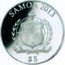Samoa 5 Tala John F. Kennedy 2013 Proof KM# 242 SAMOA $5 coin obverse